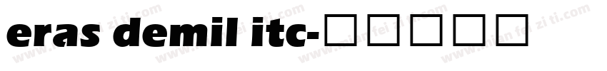 eras demil itc字体转换